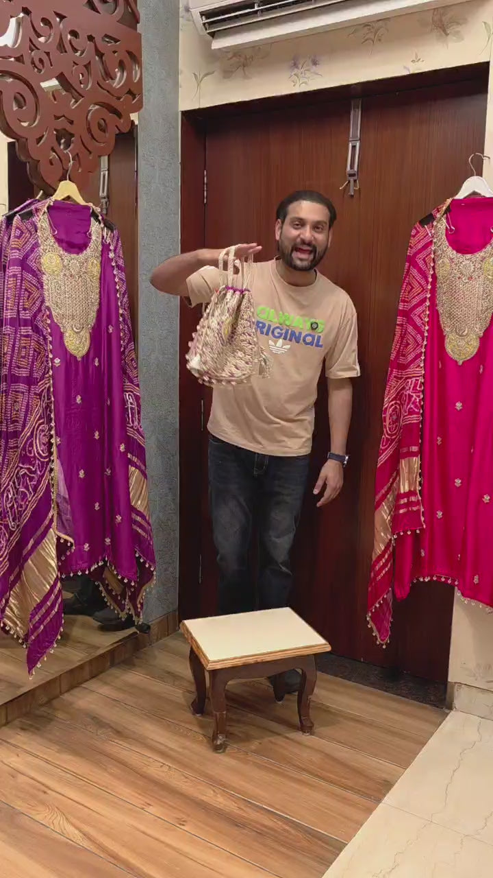 Rajwada Silk Suit with Gajji Dupatta 3.O