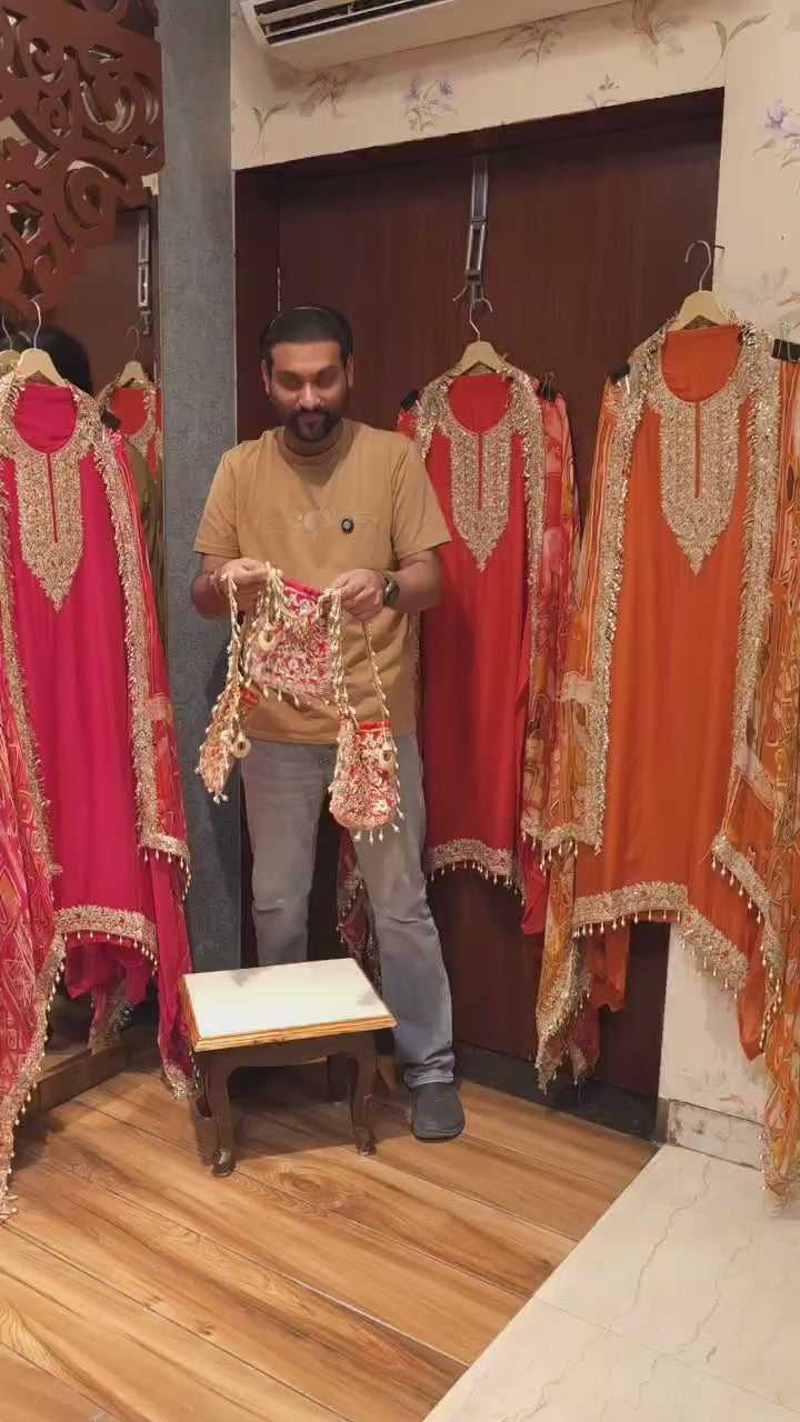 Celibrity Inspired Couture, Rajwada Organza Ensemble