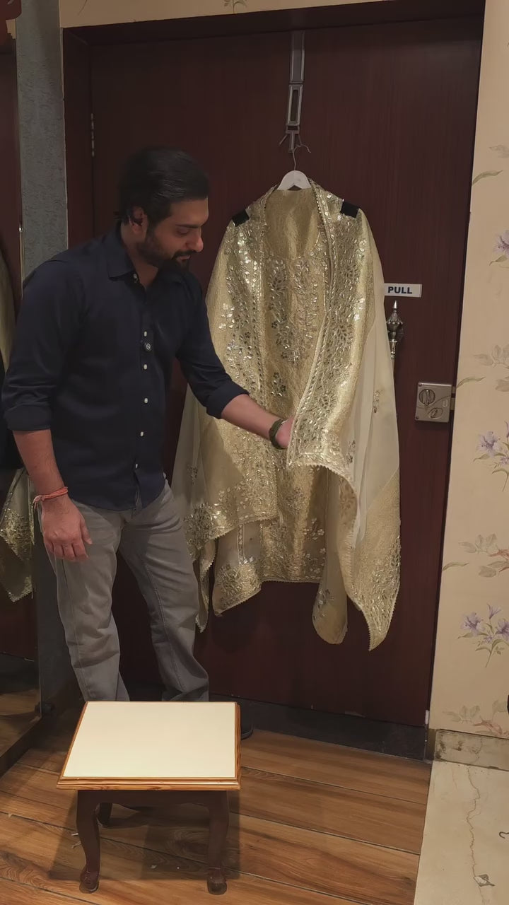 Royal Ivory – The Banarasi Gota Patti Edit