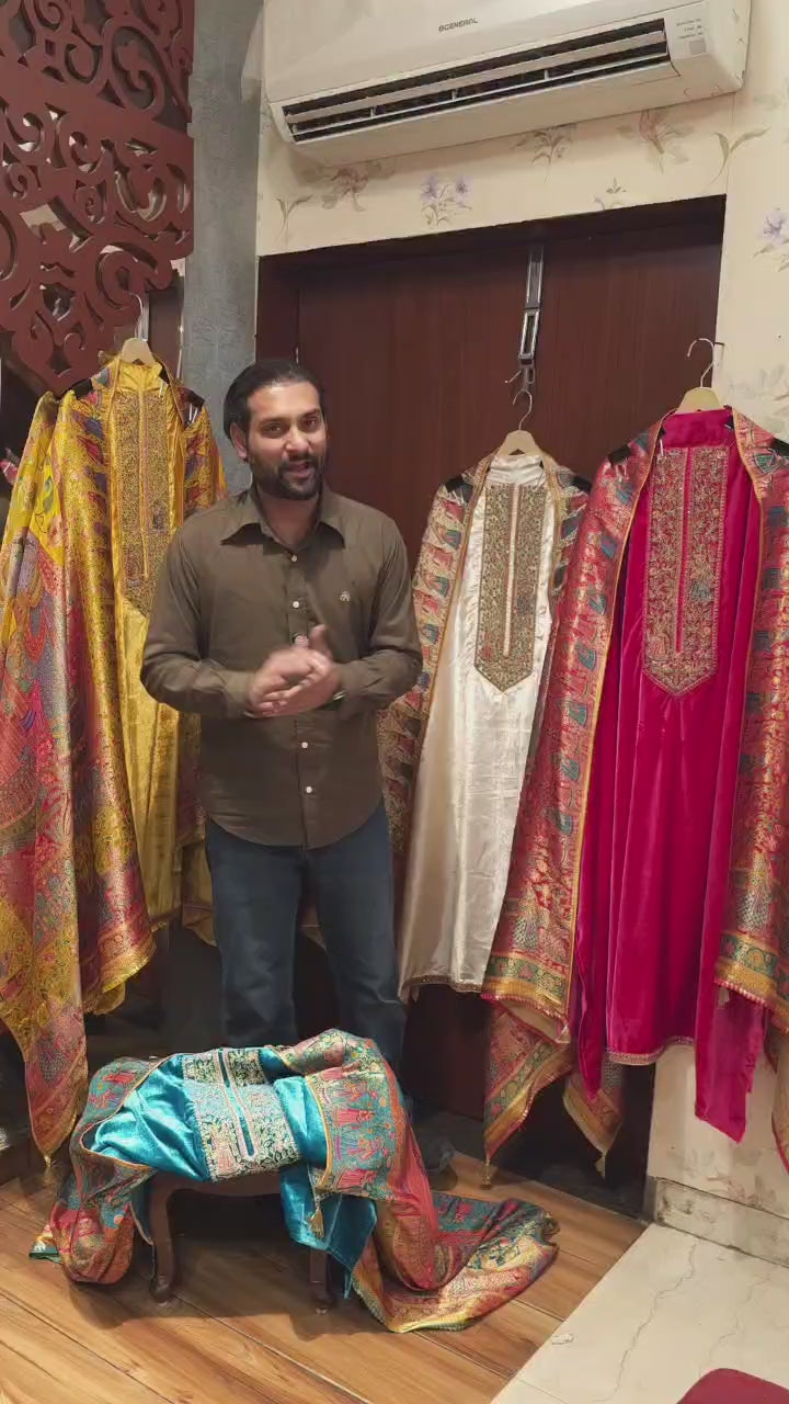 Velvet- Silk Jacquard Weeve Suit 2.0