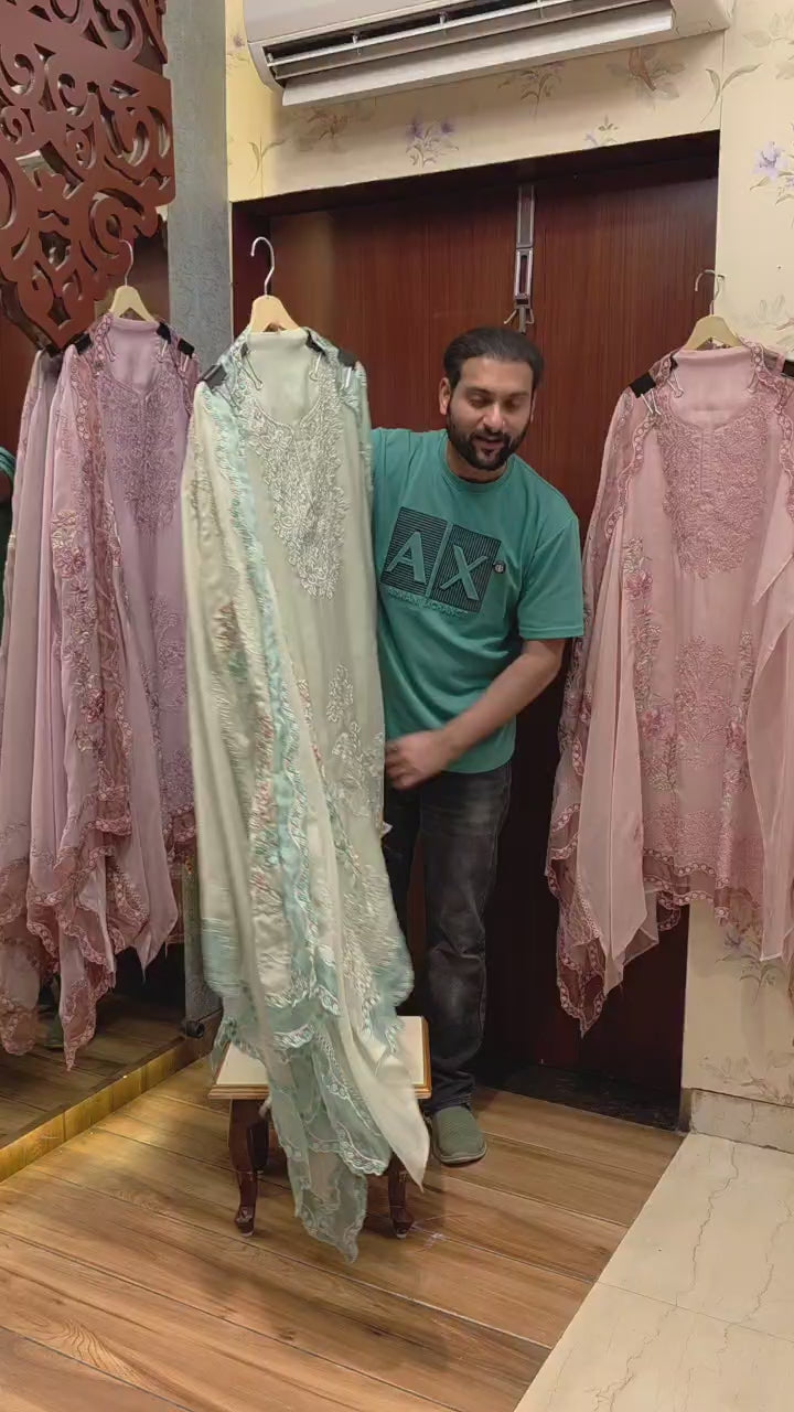 Exhibition's Choice Pakistani Organza Suit 3.O