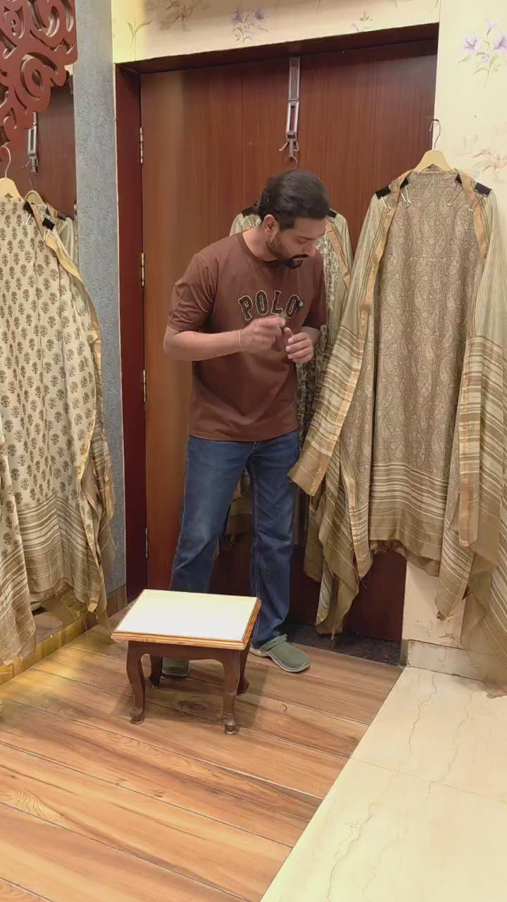 Maheshwari Silk Suit's with Katha Work