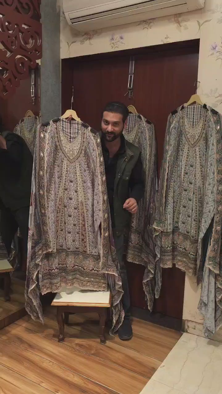 Eid Special- Crepe Embroidery Suit 3.O