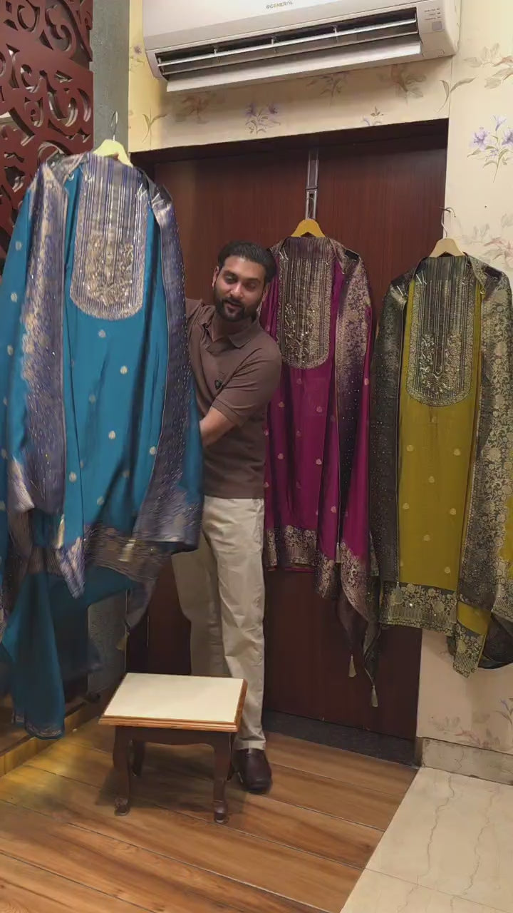 Kanjivaram Silk Suit 1.O
