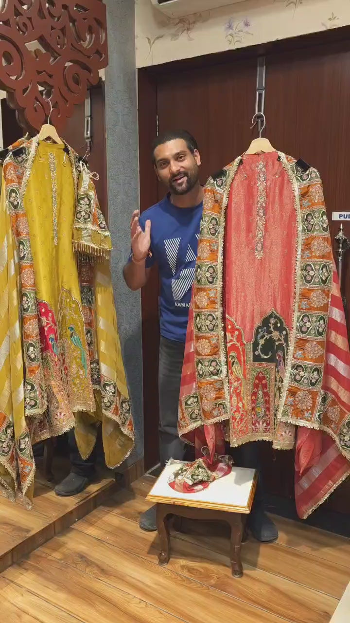 Mughal Art 2.O Suit with Rajwada Embroidery