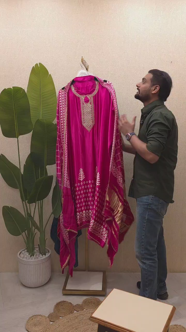 Gajji Silk Suit 21.O