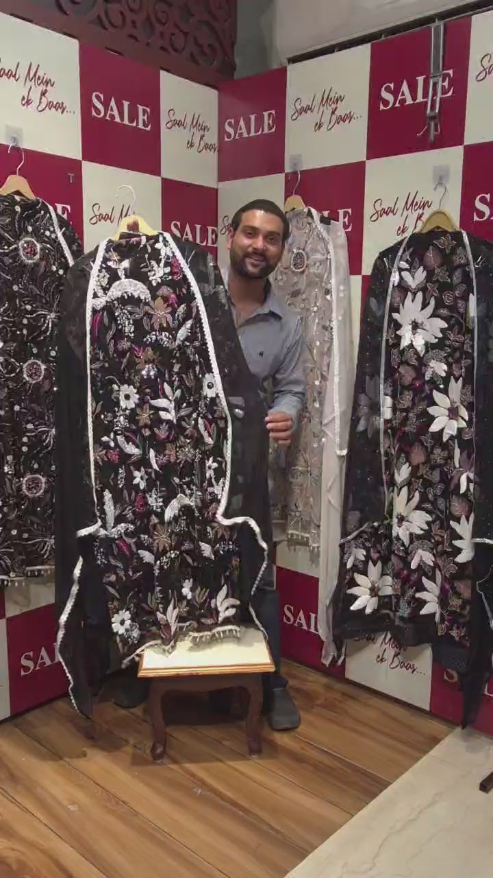 Viral Indo-Western Embroidered Suit
