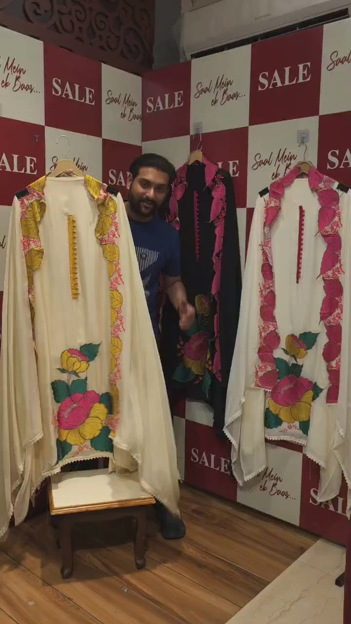Gulaab 3.0 – Soft Organza Embroidered Suit