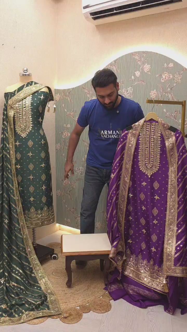 Banarasi Khaddi Dola Silk Suit 2.0