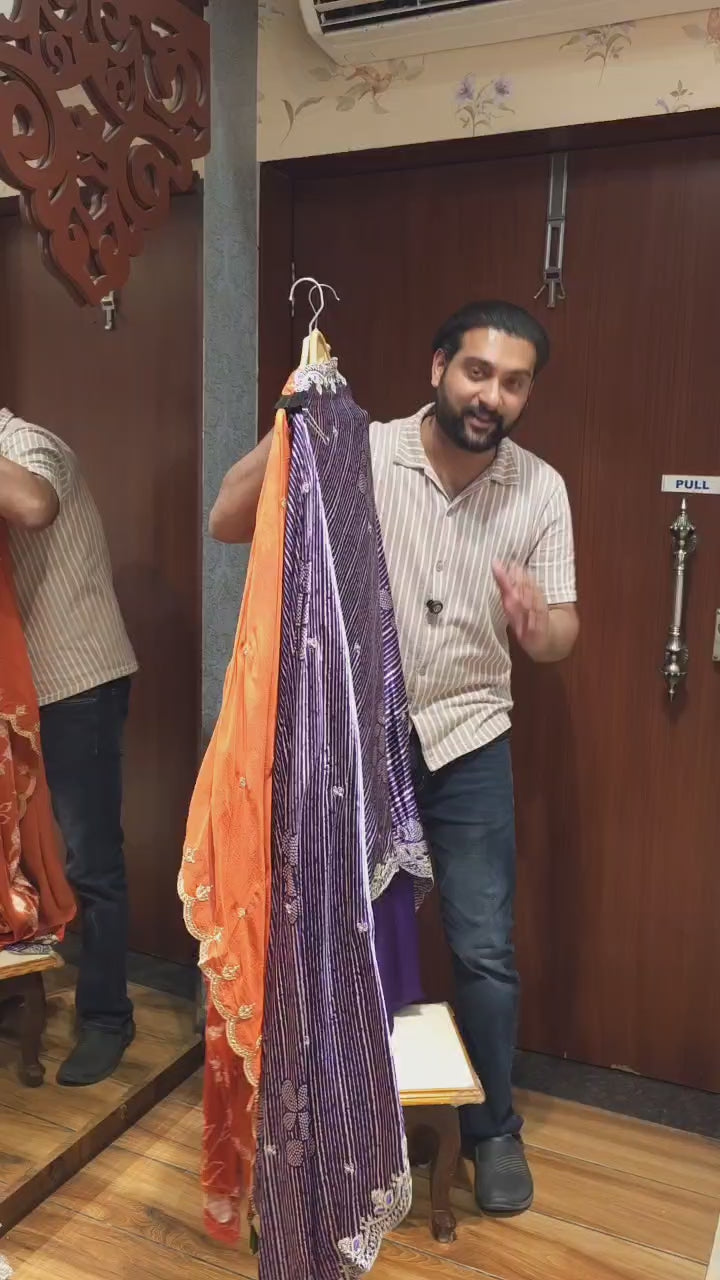 Gaji & Muga Silk Feel Suits