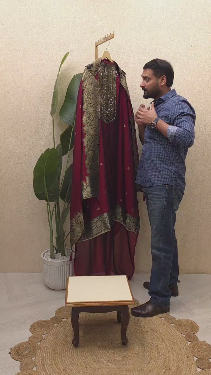 Kanjivaram Silk Suit 7.O