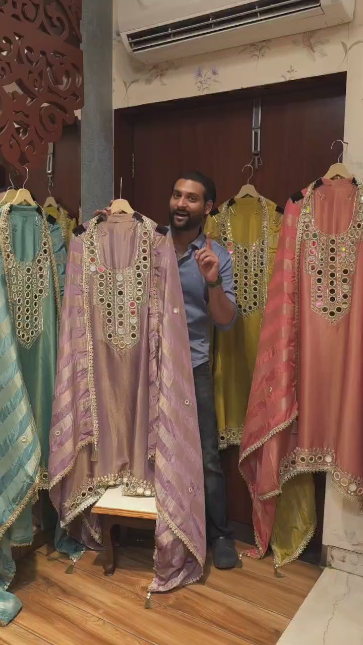 Luxe Mirror Elegance Suit
