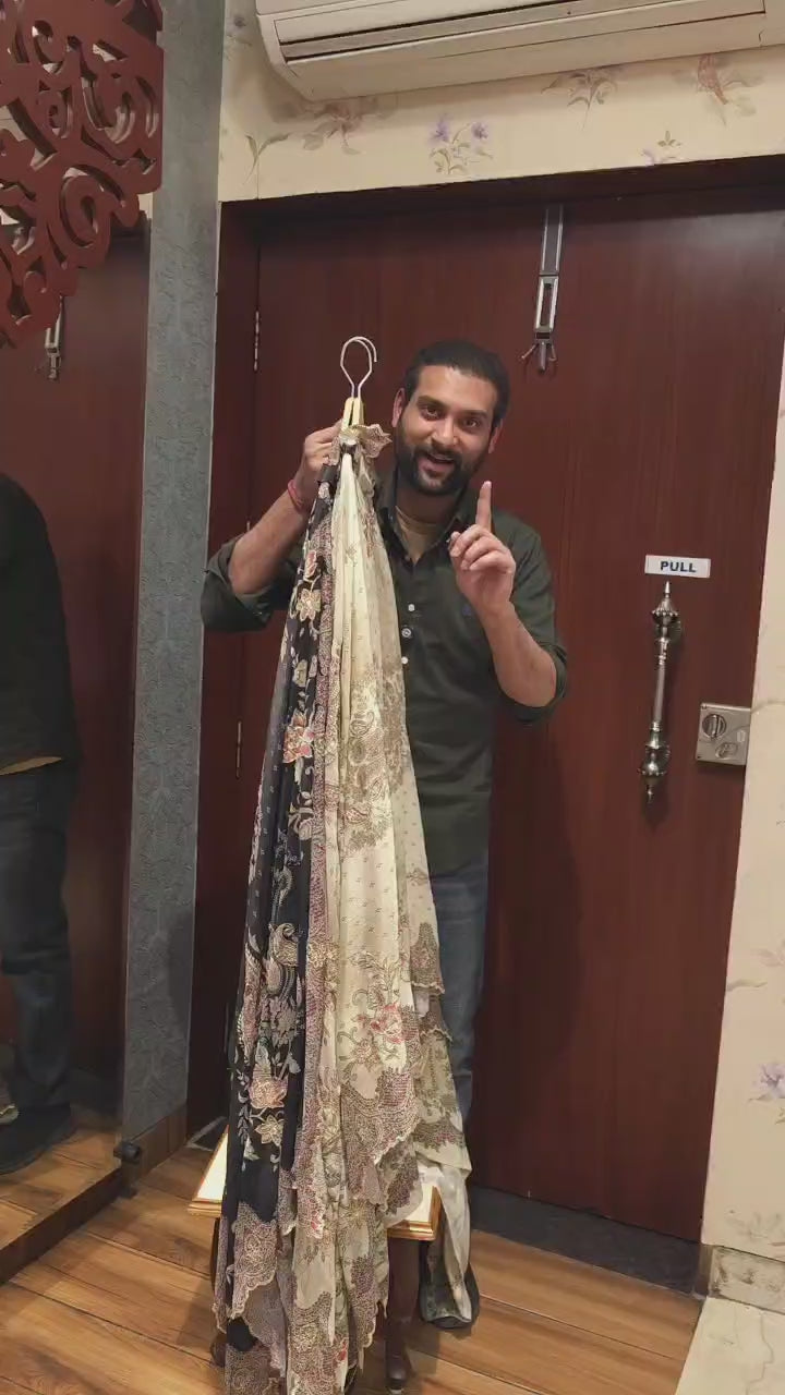 Anarkali Look Pure Crepe A-Line Suit 2.0