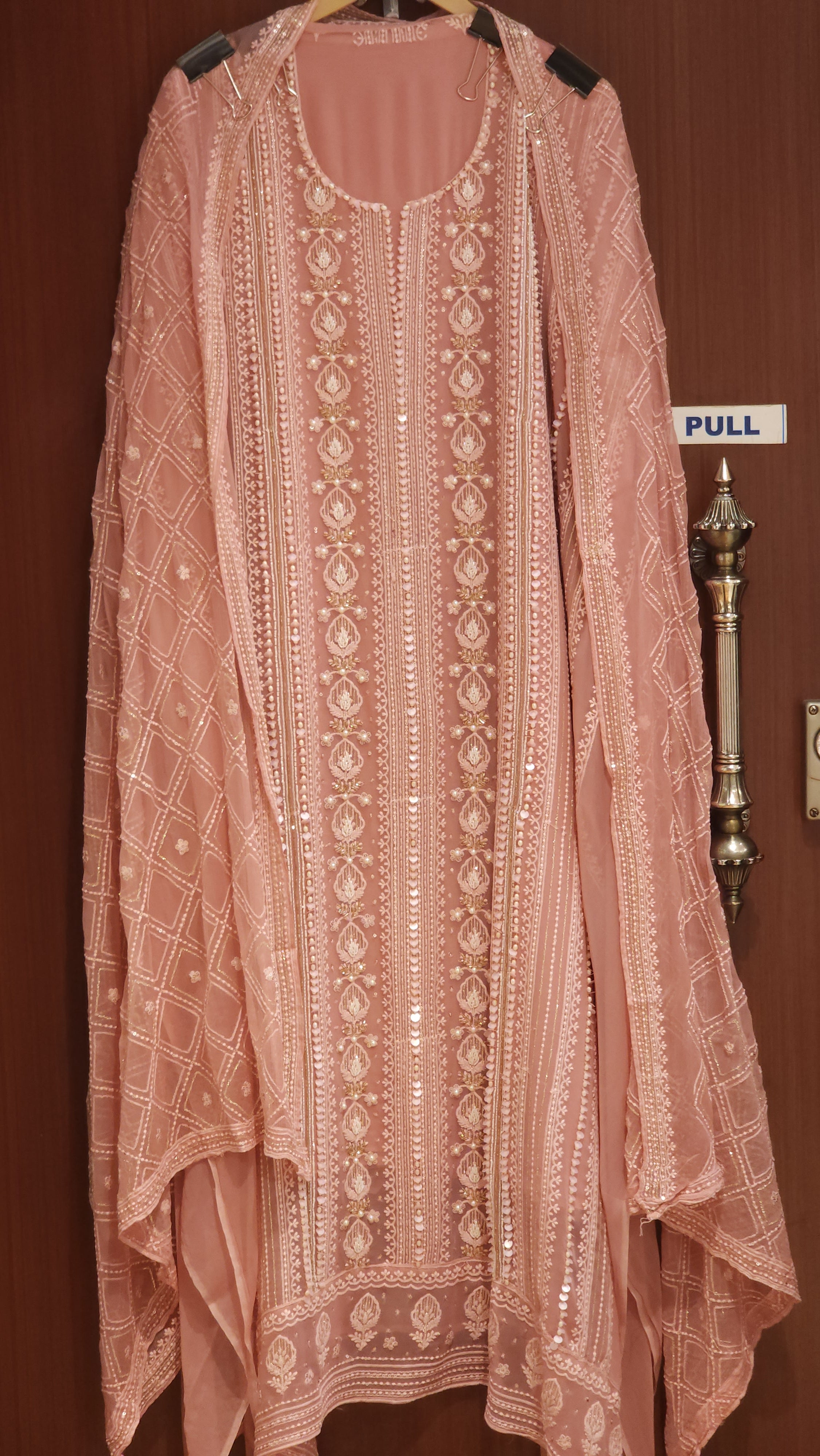 Premium Georgette Lucknowi Suits in embroidery