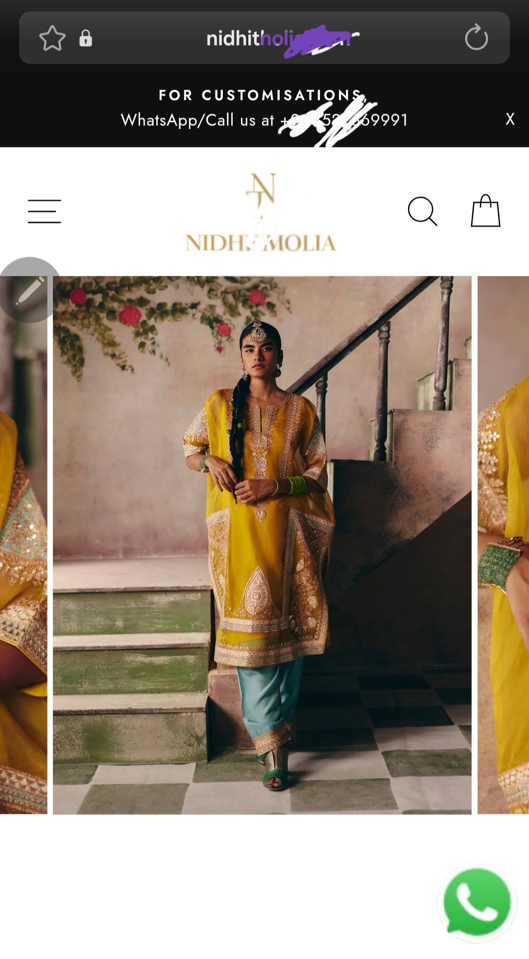 Celebrity Designer Inspired 9.0 (Nidhe Tholia)