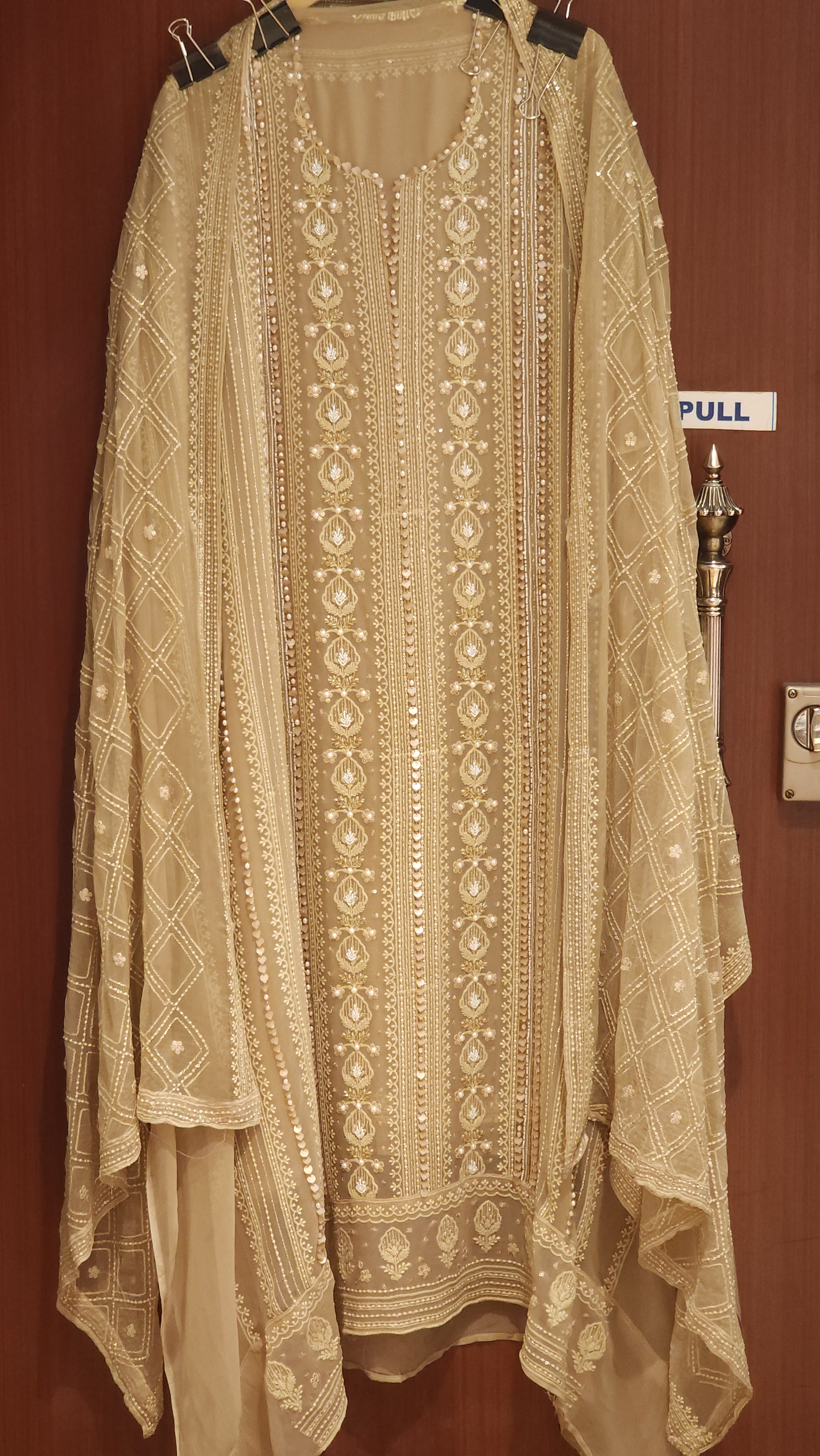 Premium Georgette Lucknowi Suits in embroidery
