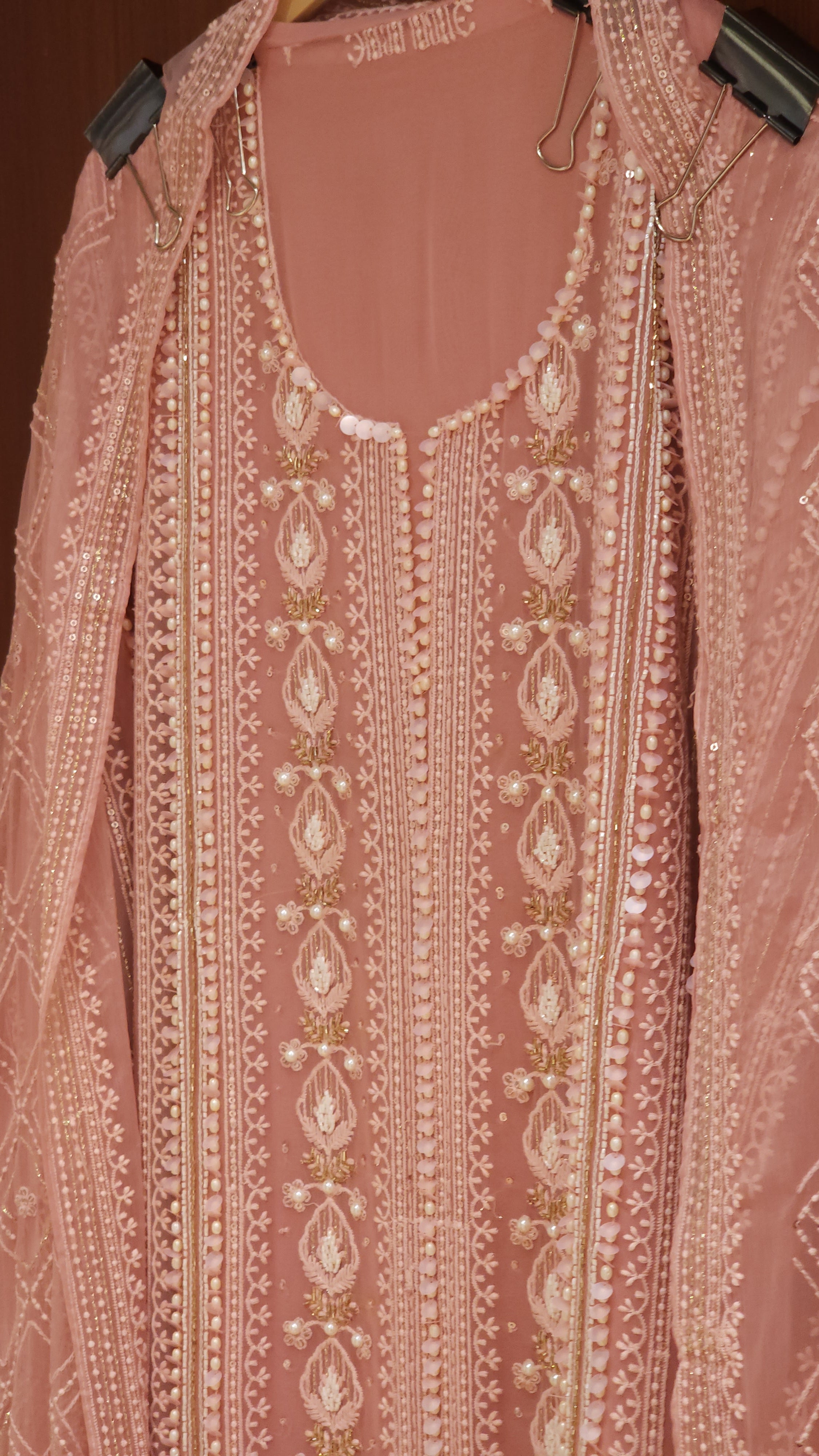 Premium Georgette Lucknowi Suits in embroidery